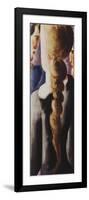 Dark Pigtail from Behind, Small Image I, Schwarzbezopfte Von Hinten, Kleinbild I, 1932-Oskar Schlemmer-Framed Giclee Print