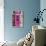 Dark Pink Phone Booth - In the Style of Oil Painting-Philippe Hugonnard-Giclee Print displayed on a wall