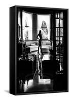 Dark Reflection-Fabrizio Micheli-Framed Stretched Canvas