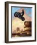 Dark Rider Again-Eric Joyner-Framed Premium Giclee Print