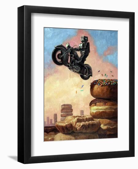 Dark Rider Again-Eric Joyner-Framed Premium Giclee Print