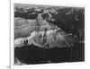 Dark Shadows In Fgnd & Right Framing Cliffs At Left & Center "Grand Canyon NP" Arizona 1933-1942-Ansel Adams-Framed Art Print