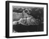 Dark Shadows In Fgnd & Right Framing Cliffs At Left & Center "Grand Canyon NP" Arizona 1933-1942-Ansel Adams-Framed Art Print