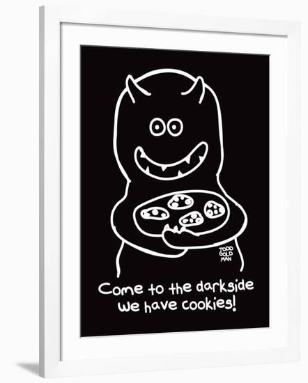 Dark Side of Cookies-Todd Goldman-Framed Giclee Print