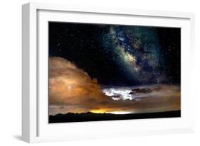 Dark Skies and Distant Storm-Douglas Taylor-Framed Photographic Print