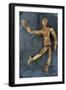 Dark Stained Wooden Mannequin Lying-Den Reader-Framed Photographic Print