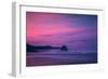 Dark Sunrise Burn, Cannon Beach, Oregon Coast-Vincent James-Framed Photographic Print