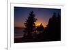 Dark Sunscape at Trindad, California Coast-null-Framed Photographic Print