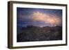 Dark Sunset Storm at Zabriskie Point-Vincent James-Framed Photographic Print