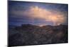 Dark Sunset Storm at Zabriskie Point-Vincent James-Mounted Photographic Print