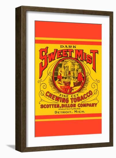 Dark Sweet Mist Chewing Tobacco-null-Framed Art Print