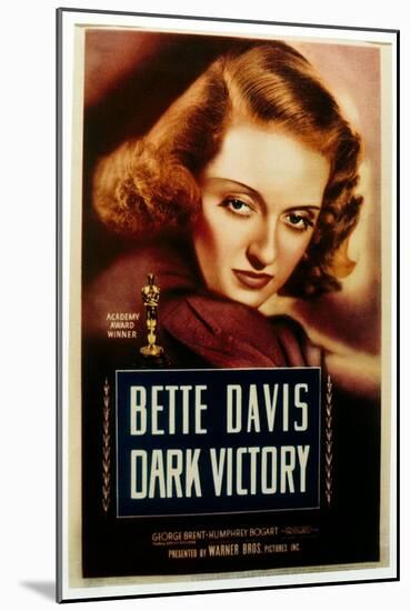 Dark Victory, Bette Davis, 1939-null-Mounted Art Print