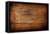 Dark Vintage Wood Texture-Zibedik-Framed Stretched Canvas