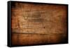 Dark Vintage Wood Texture-Zibedik-Framed Stretched Canvas