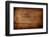 Dark Vintage Wood Texture-Zibedik-Framed Photographic Print