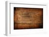 Dark Vintage Wood Texture-Zibedik-Framed Photographic Print