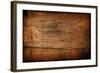 Dark Vintage Wood Texture-Zibedik-Framed Photographic Print