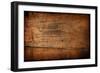 Dark Vintage Wood Texture-Zibedik-Framed Photographic Print