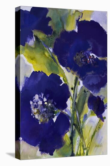 Dark Violetti Flowers II-Lanie Loreth-Stretched Canvas