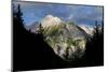 Dark Wood Skylineand Evening Mood in the Karwendel Mountain Range, Tyrol-Rolf Roeckl-Mounted Photographic Print