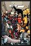 Dark X-Men No.3 Group: Iron Patriot, Wolverine, Ms. Marvel, Hawkeye, Ares and Sentry Fighting-Kirk Leonard-Lamina Framed Poster
