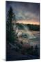 Dark Yellowstone, Biscuit Basin, National Park, Wyoming-Vincent James-Mounted Photographic Print