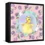 Darling Duckling-The Font Diva-Framed Stretched Canvas