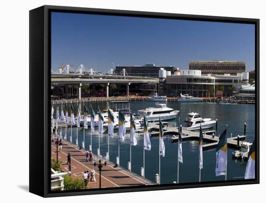 Darling Harbour, Sydney, New South Wales, Australia-Sergio Pitamitz-Framed Stretched Canvas