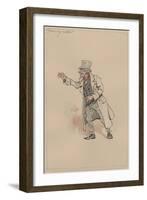 'Darn My Mother!', c.1920s-Joseph Clayton Clarke-Framed Giclee Print