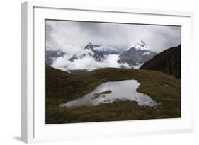 Darran Mountains and Tarn from Harris Saddle, Routeburn Track, Fiordland National Park-Stuart Black-Framed Photographic Print