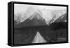 Darrington, Washington - A Mountain Scene-Lantern Press-Framed Stretched Canvas