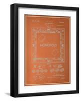 Darrow Monopoly Blueprint-null-Framed Art Print