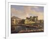 Darse du port de Naples (Italie)-Gaspare Vanvitelli-Framed Giclee Print