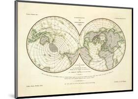 Darstellung Der Isodynamischen Linien, c.1839-Heinrich Berghaus-Mounted Art Print