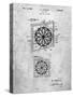 Dart Board 1936 Patent-Cole Borders-Stretched Canvas