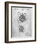 Dart Board 1936 Patent-Cole Borders-Framed Art Print