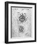 Dart Board 1936 Patent-Cole Borders-Framed Art Print