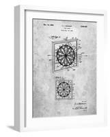 Dart Board 1936 Patent-Cole Borders-Framed Art Print