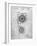 Dart Board 1936 Patent-Cole Borders-Framed Art Print