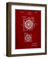 Dart Board 1936 Patent-Cole Borders-Framed Art Print