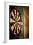 Dart Board in a Bar-Justin Bailie-Framed Photographic Print