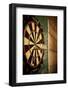 Dart Board in a Bar-Justin Bailie-Framed Photographic Print