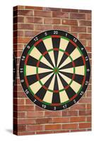 Dartboard Art Poster Print-null-Stretched Canvas
