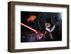 Darth Sushi-null-Framed Art Print