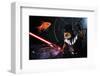 Darth Sushi-null-Framed Art Print