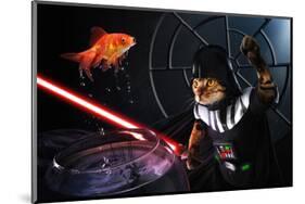 Darth Sushi-null-Mounted Art Print