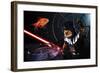 Darth Sushi-null-Framed Art Print