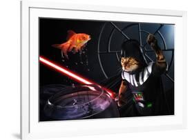 Darth Sushi-null-Framed Art Print