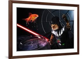 Darth Sushi-null-Framed Art Print