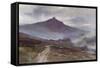 Dartmoor - Brent Tor-Ernest W Haslehust-Framed Stretched Canvas